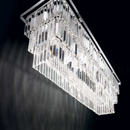 Ideal Lux - Kristallikattovalaisin MARTINEZ 8xE14/40W/230V