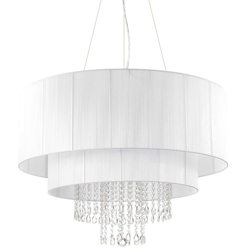 Ideal Lux - Kristallikruunu johdossa OPERA 10xE27/60W/230V halkaisija 90 cm valkoinen