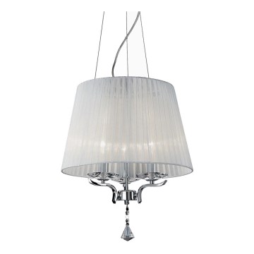 Ideal Lux - Kristallikruunu johdossa PEGASO 3xE14/28W/230V halkaisija 40 cm kiiltävä kromi