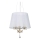Ideal Lux - Kristallikruunu johdossa PEGASO 3xE14/28W/230V halkaisija 40 cm kulta