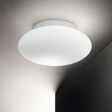 Ideal Lux - Kylpyhuoneen kattovalaisin BUBBLE 1xE27/60W/230V halkaisija 33,5 cm IP44 valkoinen