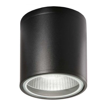 Ideal Lux - Kylpyhuoneen kohdevalo GUN 1xGU10/28W/230V IP44 musta