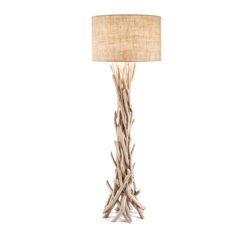 Ideal Lux - Lattialamppu DRIFTWOOD 1xE27/60W/230V guava
