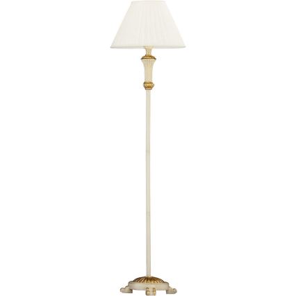 Ideal Lux - Lattialamppu FIRENZE 1xE14/40W/230V valkoinen/kulta
