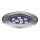Ideal Lux - LED-ajotievalo FLOOR LED/12W/230V halkaisija 14 cm CRI 90 IP67 kiiltävä kromi