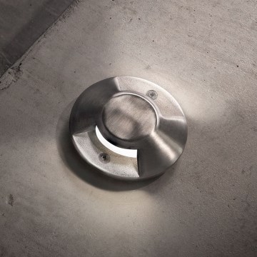 Ideal Lux - LED-ajotievalo ROCKET LED/3W/230V CRI 90 IP65 mattakromi