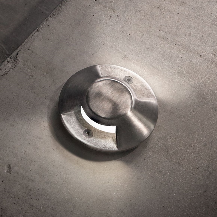 Ideal Lux - LED-ajotievalo ROCKET LED/3W/230V CRI 90 IP65 mattakromi