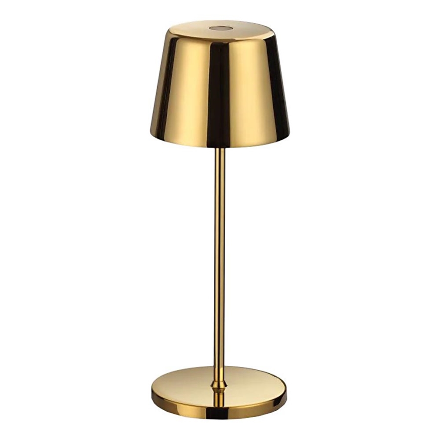 Ideal Lux - LED Himmennettävä kosketus ulko pöytävalaisin CUTE LED/2,5W/3,7V USB 2200-2700K IP65 kulta