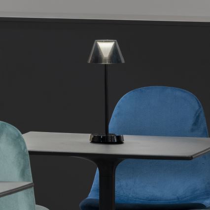Ideal Lux - LED Himmennettävä kosketuslamppu LOLITA LED/2,8W/5V IP54 musta