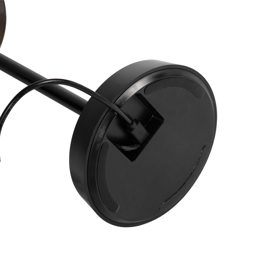 Ideal Lux - LED Himmennettävä kosketuslamppu LOLITA LED/2,8W/5V IP54 musta