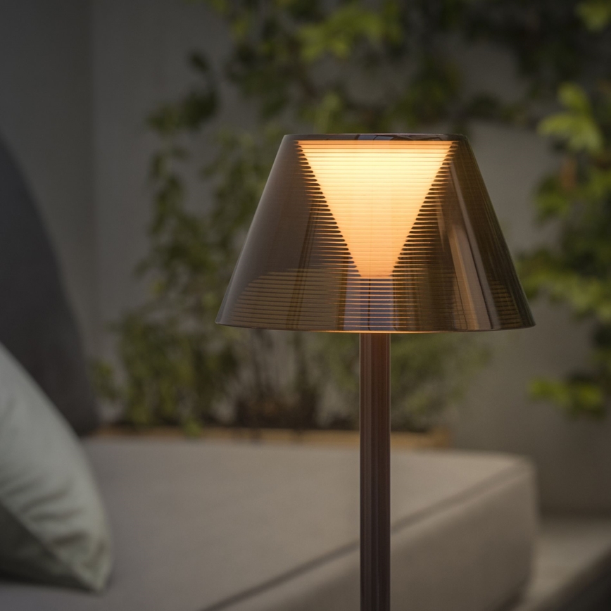 Ideal Lux - LED Himmennettävä kosketuslamppu LOLITA LED/2,8W/5V IP54 ruskea