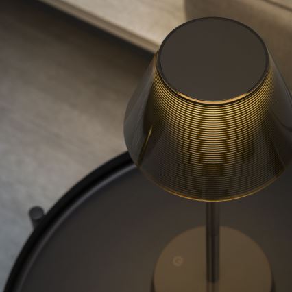 Ideal Lux - LED Himmennettävä kosketuslamppu LOLITA LED/2,8W/5V IP54 ruskea