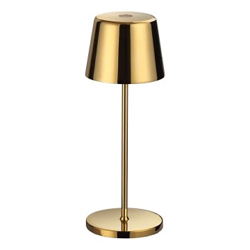 Ideal Lux - LED himmennettävä kosketusohjattu ulkokäyttöön tarkoitettu pöytävalaisin CUTE LED/2,5W/3,7V 3000 mAh USB 2200-2700K IP65 kulta