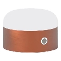 Ideal Lux - LED himmennettävä kosketuspöytävalaisin MIGNON LED/5W/5V 1500 mAh halkaisija 10 cm CRI 90 kupari
