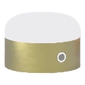 Ideal Lux - LED himmennettävä kosketuspöytävalaisin MIGNON LED/5W/5V 1500 mAh halkaisija 10 cm CRI 90 messinki