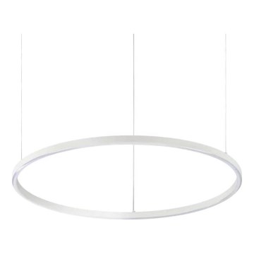 Ideal Lux - LED-himmennettävä riippuvalaisin vaijerilla ORACLE SLIM LED/40W/230V 3000K CRI 90 Ø 70 cm valkoinen