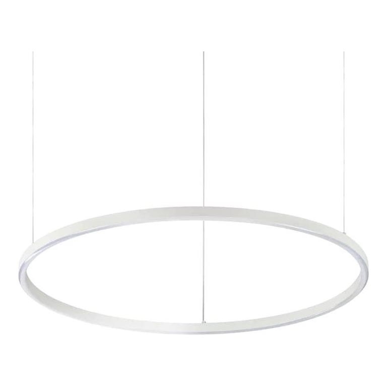 Ideal Lux - LED-himmennettävä riippuvalaisin vaijerilla ORACLE SLIM LED/40W/230V 3000K CRI 90 Ø 70 cm valkoinen