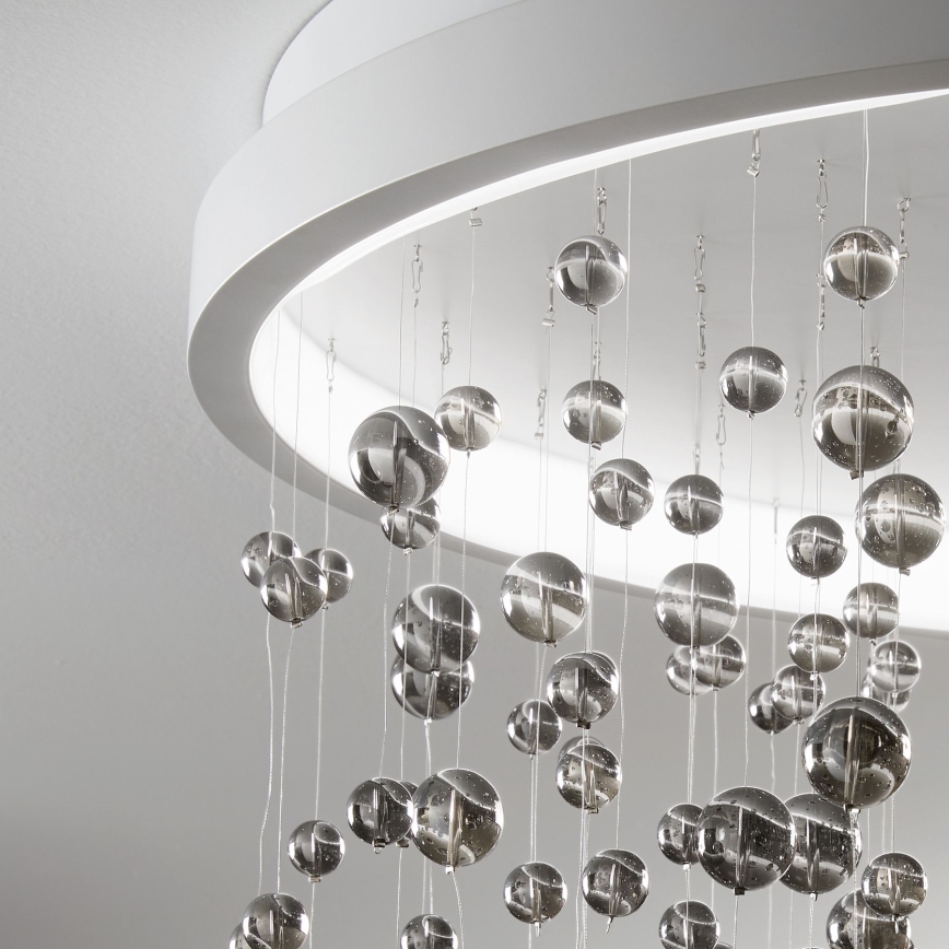 Ideal Lux - LED-himmennyskattokruunu ARMONY LED/48W/230V CRI 90 halkaisija 50 cm valkoinen