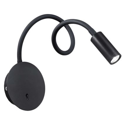 Ideal Lux - LED Joustava pieni lamppu FOCUS LED/3,5W/230V CRI 90 musta