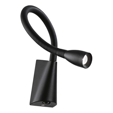 Ideal Lux - LED Joustava pieni lamppu GOOSE LED/3W/230V CRI 90 musta