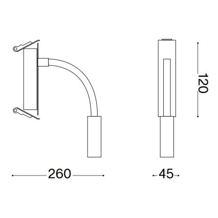 Ideal Lux - LED Joustava pieni lamppu IO LED/3W/230V CRI 90 musta