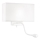 Ideal Lux - LED Joustava seinävalaisin HOTEL 1xE27/60W/230V + LED/1,5W valkoinen