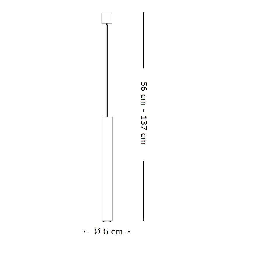 Ideal Lux - LED-kattokruunu johdossa 1xGU10/7W/230V CRI 90