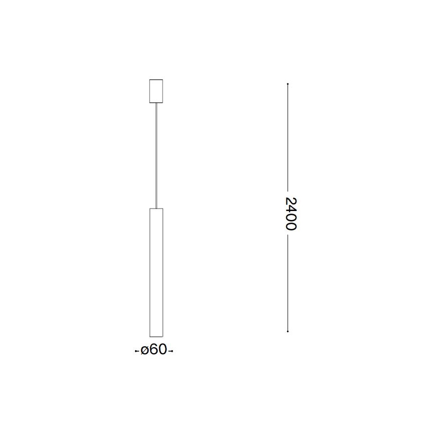 Ideal Lux - LED-kattokruunu johdossa 1xGU10/7W/230V CRI90 kupari