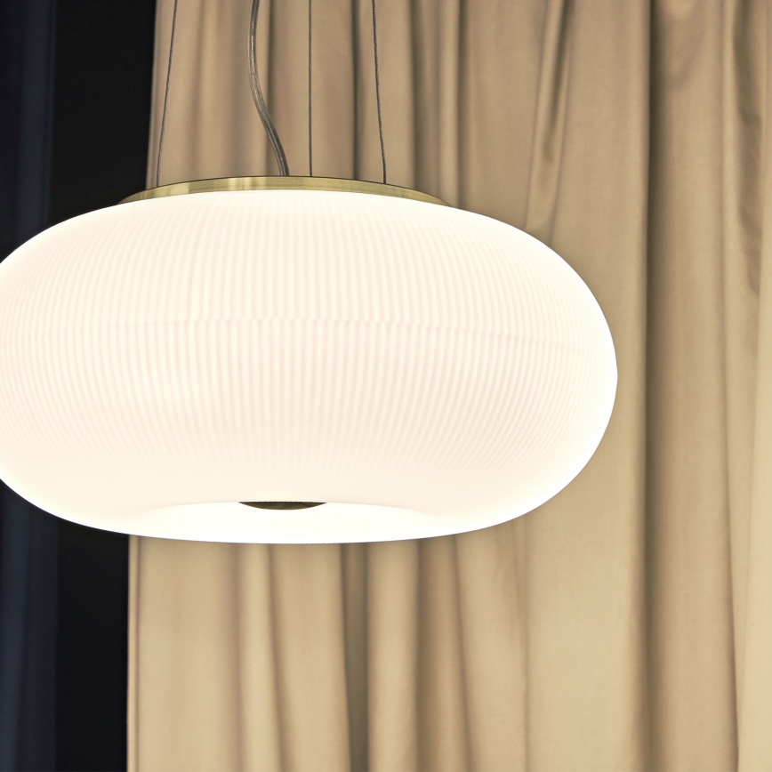 Ideal Lux - LED-kattokruunu johdossa ARIZONA 3xGX53/9W/230V halkaisija 40 cm valkoinen