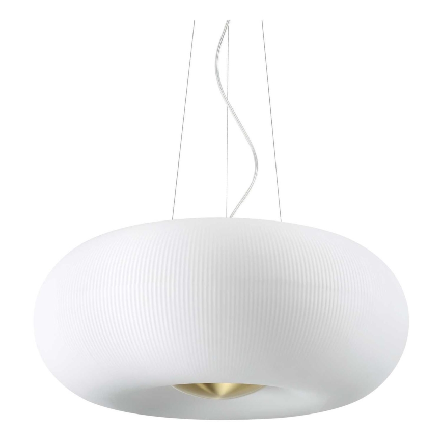 Ideal Lux - LED-kattokruunu johdossa ARIZONA 5xGX53/9W/230V halkaisija 52 cm valkoinen