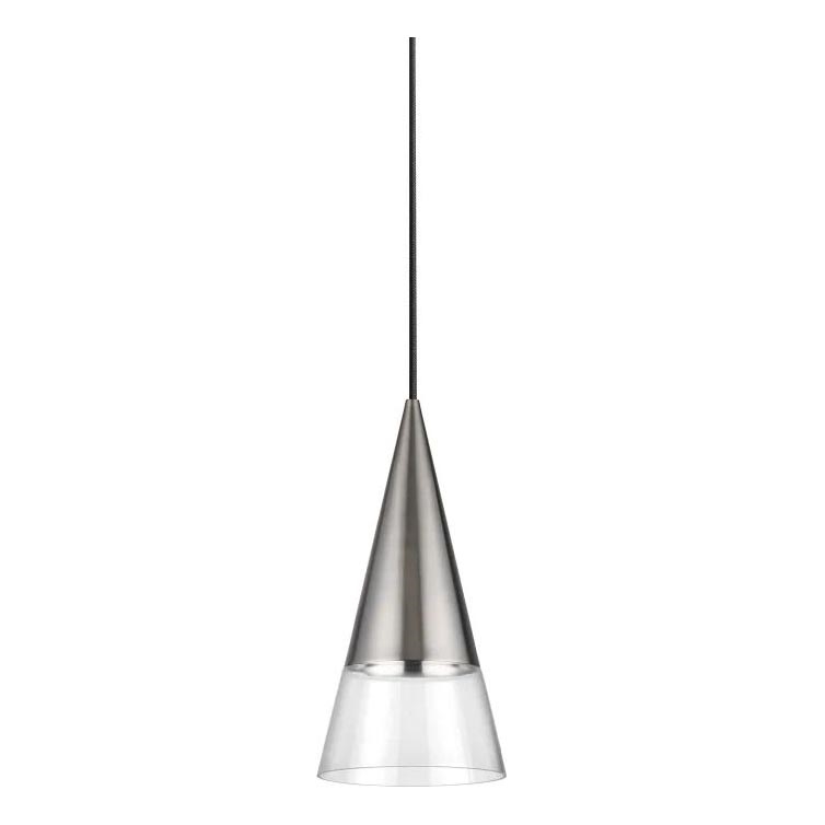 Ideal Lux - LED-kattokruunu johdossa CONO 1xGU10/7W/230V halkaisija 15 cm CRI 90 mattakromi