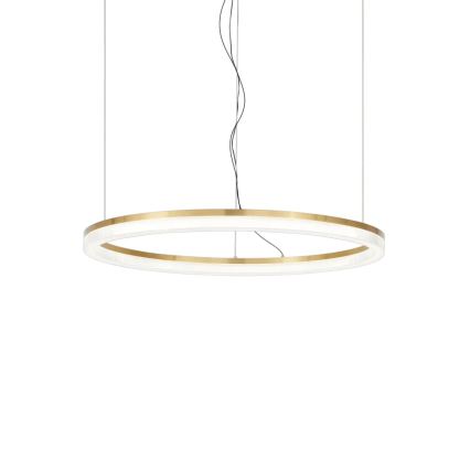 Ideal Lux - LED-kattokruunu johdossa CROWN LED/30W/230V 3000K halkaisija 60 cm CRI 90 messinki