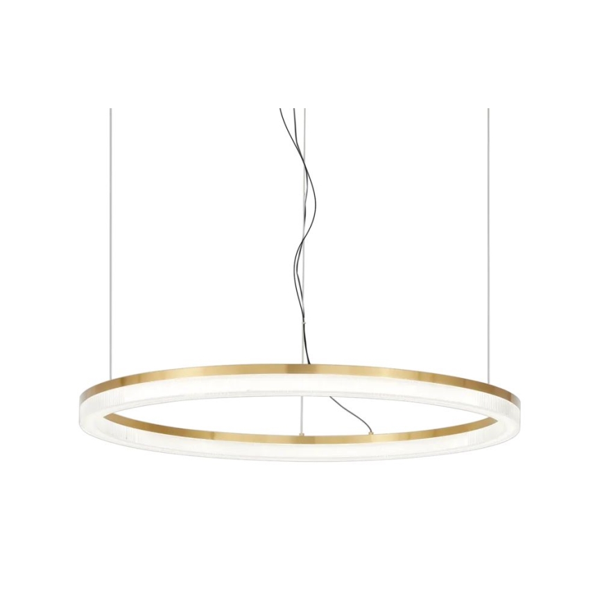 Ideal Lux - LED-kattokruunu johdossa CROWN LED/42W/230V 3000K halkaisija 80 cm CRI 90 messinki