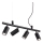 Ideal Lux - LED-kattokruunu johdossa DYNAMITE 4xGU10/7W/230V CRI 90 musta