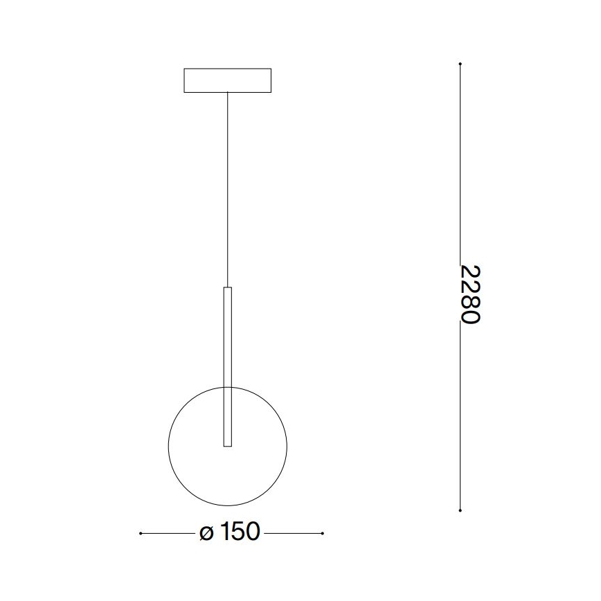 Ideal Lux - LED-kattokruunu johdossa EQUINOXE 1xG4/2W/230V halkaisija 15 cm kiiltävä kromi/savuinen