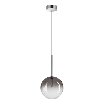 Ideal Lux - LED-kattokruunu johdossa EQUINOXE 1xG4/2W/230V halkaisija 20 cm kiiltävä kromi/savuinen