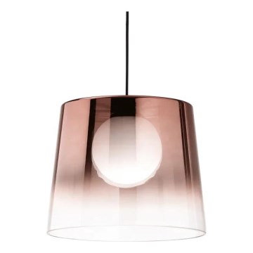 Ideal Lux - LED-kattokruunu johdossa FADE 1xG9/3W/230V halkaisija 27,3 cm kupari/savuinen