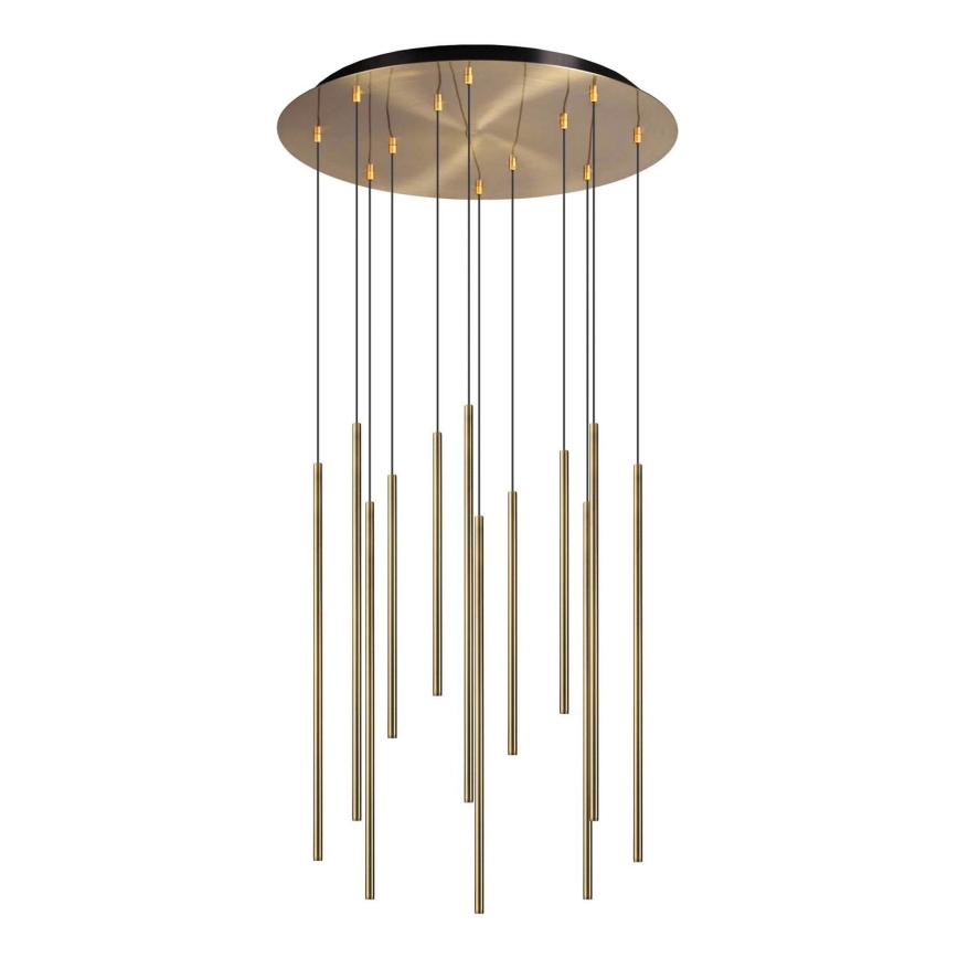 Ideal Lux - LED-kattokruunu johdossa FILO LED/25W/230V messinki