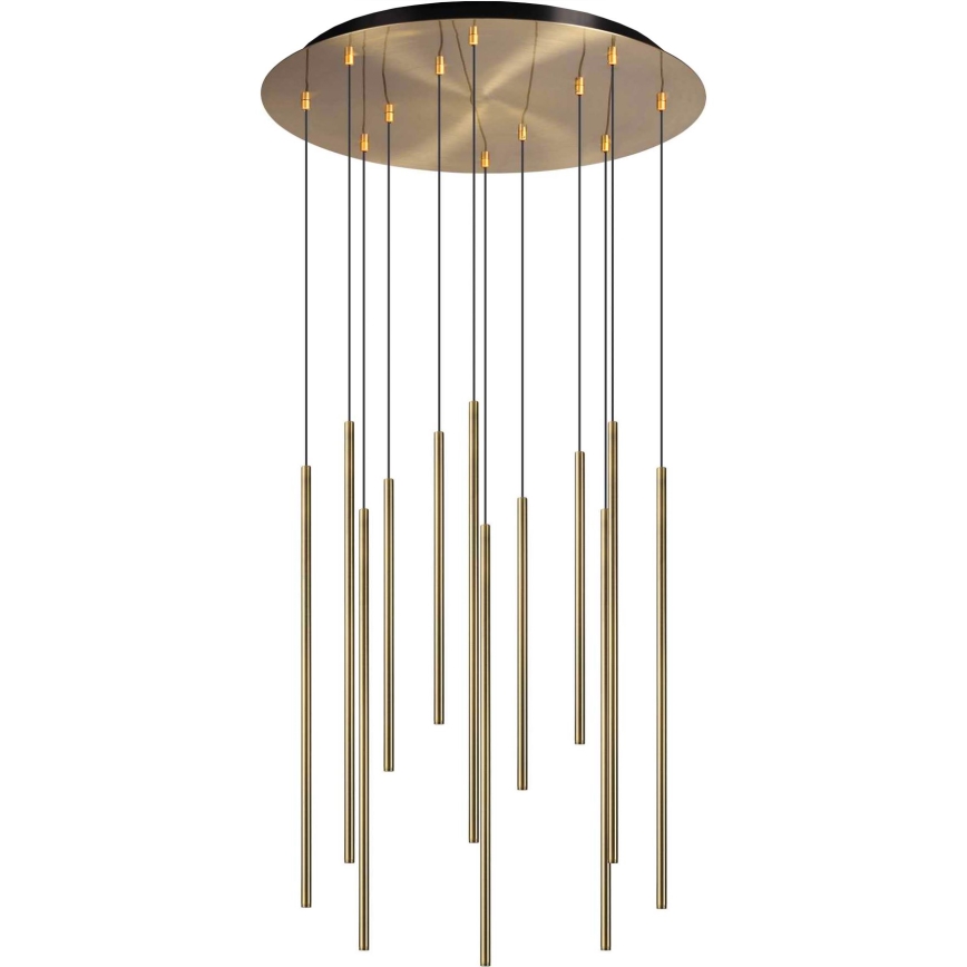 Ideal Lux - LED-kattokruunu johdossa FILO LED/25W/230V messinki