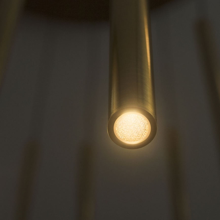 Ideal Lux - LED-kattokruunu johdossa FILO LED/25W/230V messinki