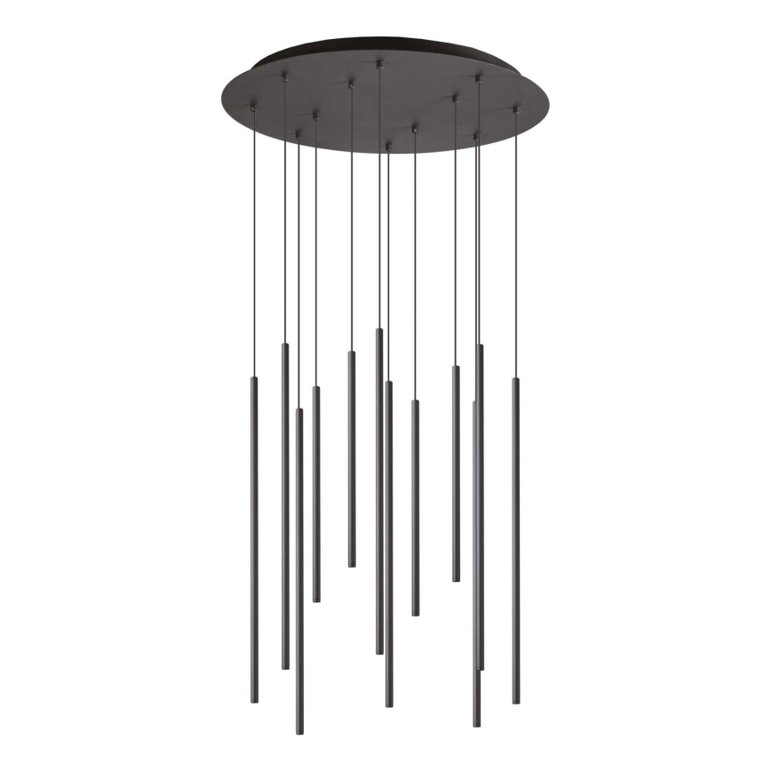 Ideal Lux - LED-kattokruunu johdossa FILO LED/25W/230V musta