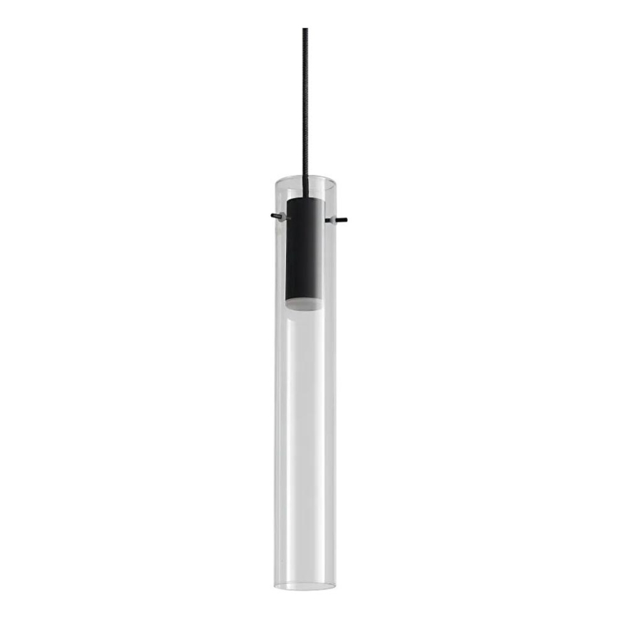 Ideal Lux - LED-kattokruunu johdossa FLAM LED/10W/230V halkaisija 6 cm CRI 90 läpinäkyvä