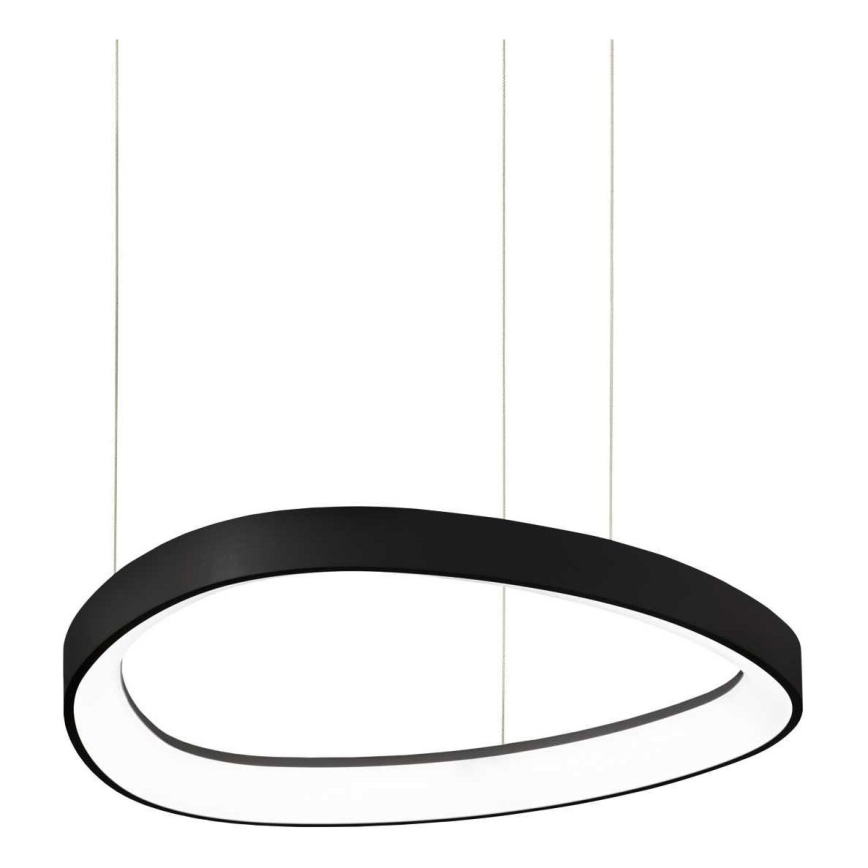 Ideal Lux - LED-kattokruunu johdossa GEMINI LED/38W/230V halkaisija 42,5 cm CRI 90 musta