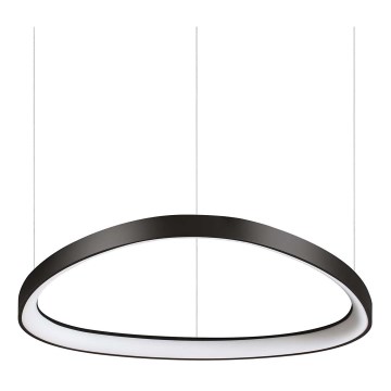 Ideal Lux - LED-kattokruunu johdossa GEMINI LED/48W/230V halkaisija 61 cm musta