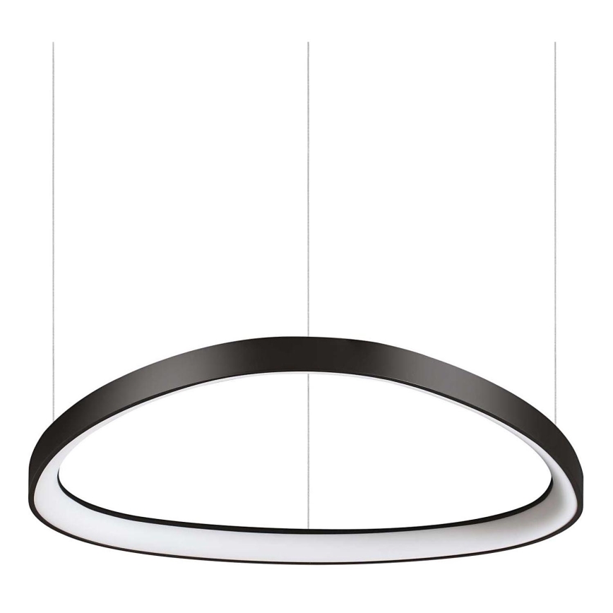 Ideal Lux - LED-kattokruunu johdossa GEMINI LED/48W/230V halkaisija 61 cm musta