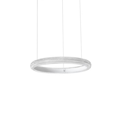 Ideal Lux - LED-kattokruunu johdossa MIRACLE LED/25W/230V halkaisija 40 cm CRI 90 mattakromi