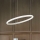 Ideal Lux - LED-kattokruunu johdossa MIRACLE LED/37W/230V halkaisija 60 cm CRI 90 mattakromi