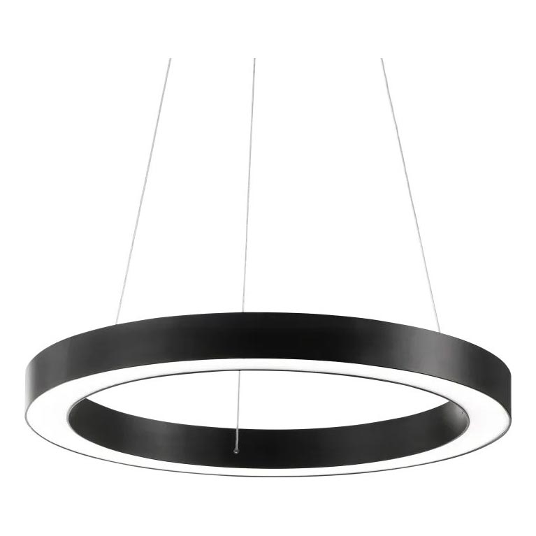 Ideal Lux - LED-kattokruunu johdossa ORACLE LED/33W/230V 3000K halkaisija 60 cm CRI 90 musta