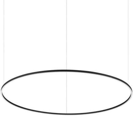 Ideal Lux - LED-kattokruunu johdossa ORACLE LED/89W/230V 3000K halkaisija 150 cm musta
