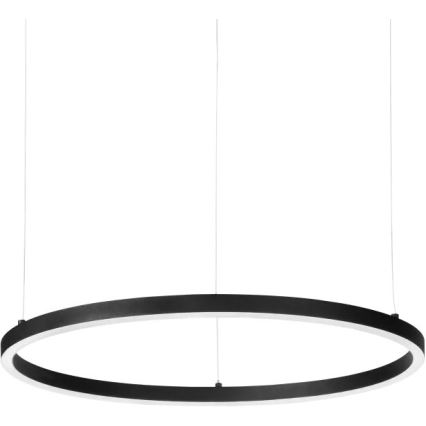 Ideal Lux - LED-kattokruunu johdossa ORACLE SLIM LED/29W/230V 2700K halkaisija 50 cm musta